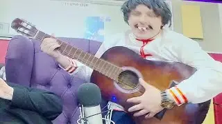 chinchulin en la radio cantando