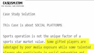 Score a Tweet and Post a Goal: Social Media Recipes for Sports Stars  Case Study Help