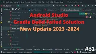 Android Studio Gradle  Build Failed Solution New Update 2024 -2025  Error Type #31