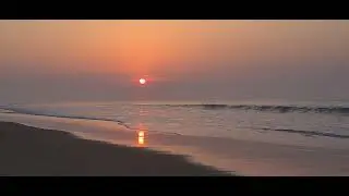 #sunrise #sunriselove #puri #beach #waves #sun #reflection