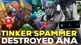 Ana Meets Epic Tinker Spammer on Sea Sever - Insane Fast Hands Dota 2