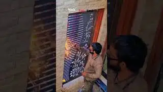 CNC laser cutting safety door⚠️