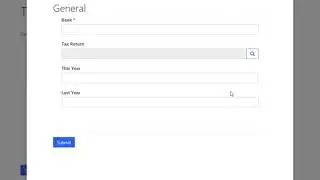 Tax return details using CRM portal Demo