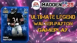 Madden 25 Ultimate Team | Ultimate Legend Walter Payton Review + Gameplay MUT 25