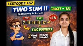 LeetCode Que - 167 Two Sum II - Input Array Is Sorted