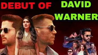 David Warner Debut In Bollywood || Devid Warner New Movie