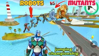 rope hero vice town game | stone giant game | robot vs mutant jumping championship | rope hero game