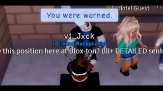 Интервью с Bloxton Hotels — троллинг в ROBLOX