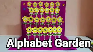 English TLM for primary school, #popup Alphabet garden, learn alphabet,