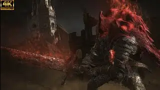 Slave Knight Gael Boss Fight - Dark Souls 3:Ringed City (4K60FPS)
