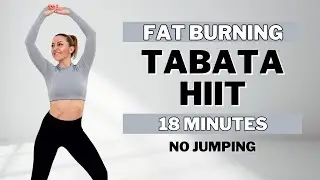 🔥18 Min TABATA HIIT🔥FAT BURNING CARDIO & TONING🔥ALL STANDING🔥NO JUMPING🔥NO REPEAT🔥