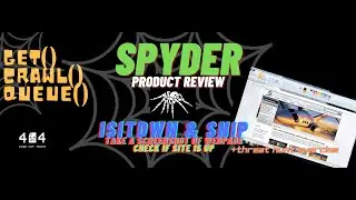 [Spyder] Snip and ISITDWN: Take Snapshot of webpage and Validate Site Access: +Threat Intel Exercise