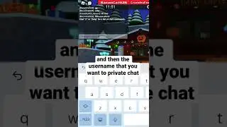How To Private Chat People In ROBLOX!