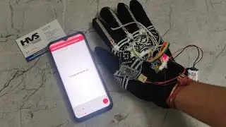 HVS-4512.Smart monitoring system using smart Glove with Heart Rate and temperature monitoring
