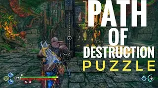 Path of Destruction Jungle Puzzle Quest | God Of War Ragnarok