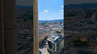 Panorama from the north tower of St. Stephen's Cathedral in Vienna