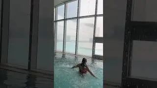 Eclipse Indoor/Outdoor Pool at Ocean Casino Resort💦 #newjersey #travel #bucketlist #pool #hiddengem