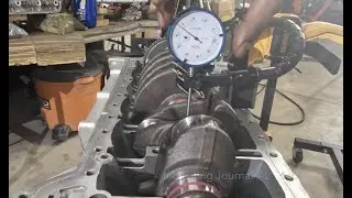 BMW N54 6759. Установка, биение и зазоры коленвала. Часть 3
