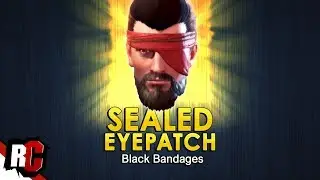 NEW Sealed Eyepatch in Monster Hunter World (Black Bandage Material / Spring Blossom)