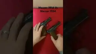 Mauser 1914 vs 1934 #wwii #gun #ww2 #handgun #collector #germanarmy #pistol #german #history