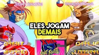 Excellent Combos FT5 SDX Mustache x omegakuma - X-Men vs Street Fighter.