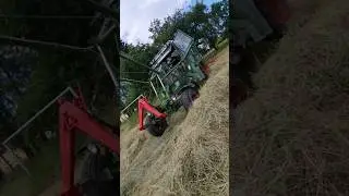 Gt275 in Action beim Heu schwaden🔥👌🏻#gt275 #fendt #kuhn #heu2024 #schwaden #bavaria