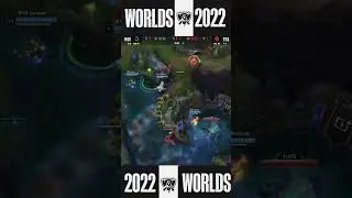 TCD knight ulting through rakan knockup, he gets away with huge play WORLDS 2022 #leagueoflegends