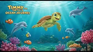 Timmy the Turtle&rsquo;s Ocean Journey 🐢 |  Calm Bedtime Story About the Ocean & Friendship
