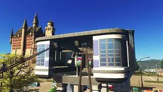 Cities Skylines - First Person Cable Car Ride - Table Mountain
