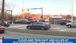 18YR OLD SHOT-CLEVELAND BUS STOP