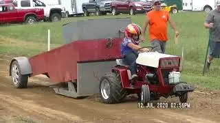 WHITEWATER VALLEY GARDEN TRACTOR PULLERS CONNERSVILLE, INDIANA JULY 12TH, 2020 PULL VARIOUS CLASSES