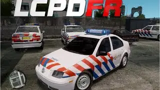 GTA IV: LCPDFR 1.0 - Dutch Police Patrol (Politie) 100% action