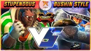 SFV/SF5 ✪ STUPENDOUS VS BUNSHIN STYLE | RANKED MATCH - STREET FIGHTER V