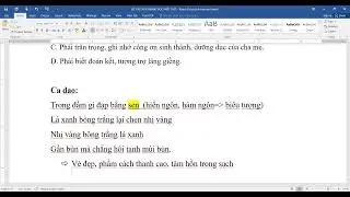 Ôn Thi ĐGNL 2k8 - 115- Văn 35