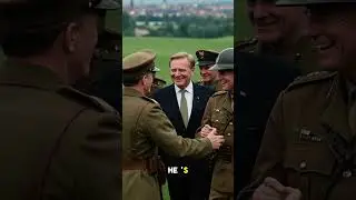 A famous german leader is transported to modern ti