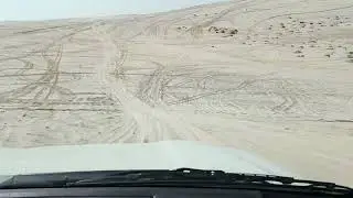 Dunebashing. Doha desert safari inland sea Qatar @Trip2001 