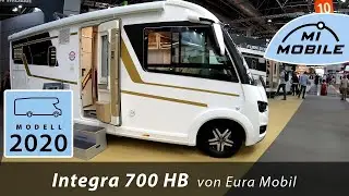 #036 Eura Mobil Integra 700HB - Premium Integrierter auf 7,15m L&auml;nge - Heckbett - 2020