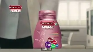 Calcium supplements do not fulfill your daily energy needs - Try Revital H Woman(Marathi)-6Sec