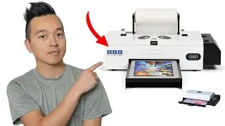 InkSonic R1390 A3 DTF Printer 2025 Auto-Cleaning White Ink Circulation RolFeedMulti-Fabric Printing!