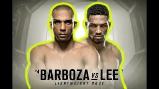 Edson Barboza vs Kevin Lee  UFC Fight Night 128