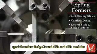 CNC Spring Machine Manufacturer 10-12 Axes 0.15-8.0mm Stainless Steel Wire Spring Former | VINSTON