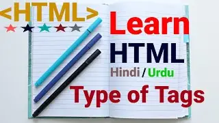Html Tutorial in Hindi Urdu - Type of Tags