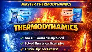 Thermodynamics &ndash; Class 12 Physics | Laws, Formulas & Numericals Explained | CBSE