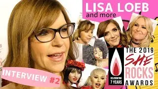 SHE ROCKS AWARDS 2019 Red Carpet PART2  (Lisa Loeb, Mindi Abair and more) 日本語字幕