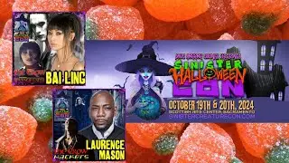 The Crow Cast ( Bai Ling, Laurence Mason) Sinister Halloween Con