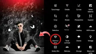 Snapseed Dark effect Photo editing tutorial Tricks 2024 Background Combination Tutorial face Smooth