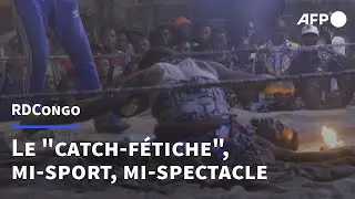 RDC: le catch-f&eacute;tiche, un divertissement populaire | AFP