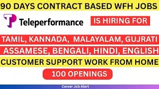 TP Hiring For WFH Customer Support Role | Kannada, Tamil, Assamese, Bengali, Hindi, English Etc
