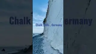 Chalk cliffs, R&uuml;gen, #East #Sea, Baltic Sea. #viral #beautiful