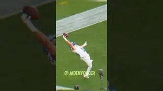 ISAAC TESLAA INSANE TD CATCH 👀🔥 #shorts